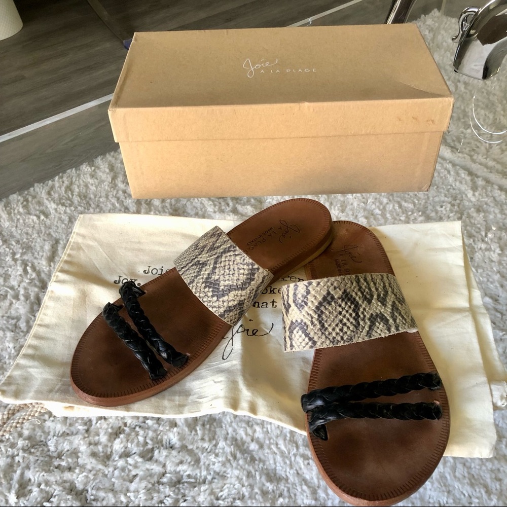 Joie Strappy Step In Sandals in size 38.5